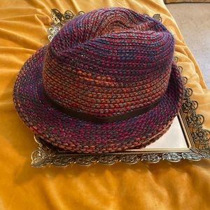 Rainbow 🌈 weave style hat